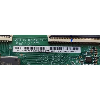 T-CON PARA TV RCA / NUMERO DE PARTE STCON425G-S20 / CCPD-TC-425-001 / STCON425GS20 / CCPD-TC-425-001 V2.0 / STCON425GS206135 / DISPLAY HV430QUB-F70 / MODELO RTRU4327-US / NOTA IMPORTANTE:CHECAR QUE EL PANEL Y MODELO CORRESPONDA CON SU TELEVISION... - Imagen 3