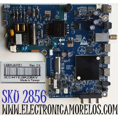 MAIN FUENTE COMBO PARA TV SHARP ORIGINAL FHD ROKU TV / NUMERO DE PARTE MB-M9011-P-CL-0001 / 2E08815A0 / ZB2A22WM063920 / E503744 / 18134210034 / PANEL C400Y19-5C / DISPLAY V400HJ9-PE1 REV.C4 / MODELO 2T-C40EF4UR
