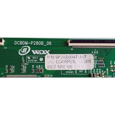 T-CON PARA TV POLAROID / NUMERO DE PARTE 9P3AD00473107 / DCBDM-P280B_06 / CC495PU1L / P2019837L599 / DISPLAY CC495PU1L01 / MODELO WT50U7 - Imagen 2