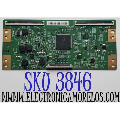 T-CON PARA TV RCA / NUMERO DE PARTE 44-9771454O / 47-6021243 / HV430QUB-N1A / 47-97714540 / E88441 / DISPLAY HV430QUB-N1A / BN96-45714A / BN9645714A / MODELO RTU4300