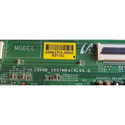 T-CON PARA TV HISENSE / NUMERO DE PARTE LJ94-30637C / 13VNB_S60TMB4C4LV0.0 / 991S1MV-0S / 30637C / PANEL HD480DF-B32\GM\BBY\ROH / LSC480HN05-B01 / MODELOS E480I-B2 LWZQPODQ / E480I-B2 / 48H5 / NS-48D510NA15 / NS-48D420NA16 - Imagen 2