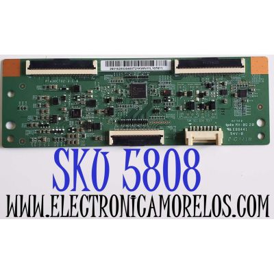 T-CON PARA TV SAMSUNG / NUMERO DE PARTE 2601620030400 / 2601620080400T62  / PT430CT02-3-C-6 / E88441 / DISPLAY PT430CT02-3 VER.1.1 / MODELOS UA43N5001 / UA43N5003 / UN43T5300 / LH43BETMLGKXZX XD05