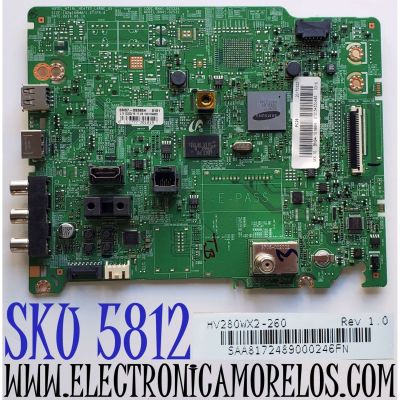 MAIN PARA TV SAMSUNG / NUMERO DE PARTE BN94-10166H / BN41-02532A / BN97-09386H / PANEL HH028AGE-R1 / HV280WX2-260 REV 1.0 / MODELO HG28NE470AFXZA XA01 / UN28K4000 UN28K4003 UN28K4070 UN28K4100 UN28K4170 UN28K5000 UN28K5003 UN28K5070 UN28K5100 UN28K5170