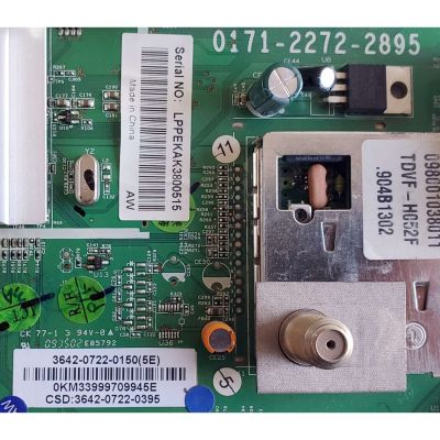 MAIN PARA TV VIZIO / NUMERO DE PARTE 3642-0722-0150 / 0171-2272-2895 / 3642-0722-0395 / 0KM33999709945E / MODELO SV421XVT - Imagen 2