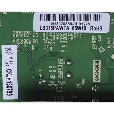MAIN FUENTE PARA TV VIOS / NUMERO DE PARTE 32DLEDTV1301S / TP.MS3393.P86 / LS315PAWTA / N13070888-0H01275 / CKJH130799 / PANEL SM315PK507D0210 / MODELO 32DLEDTV1301S - Imagen 2