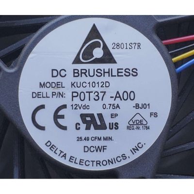 VENTILADOR PARA COMPUTADORA DELL / NUMERO DE PARTE CN-0P0T37-75148 / KUC1012D / P0T37-A00 / MODELO XPS 2710 - Imagen 2