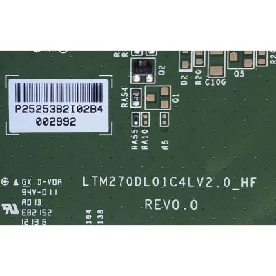 T-CON PARA COMPUTADORA DELL / NUMERO DE PARTE LJ94-25253B / LTM270DL01C4LV2.0_HF / 25253B / PANEL LTM270DL02 / MODELO XPS 2710 - Imagen 2