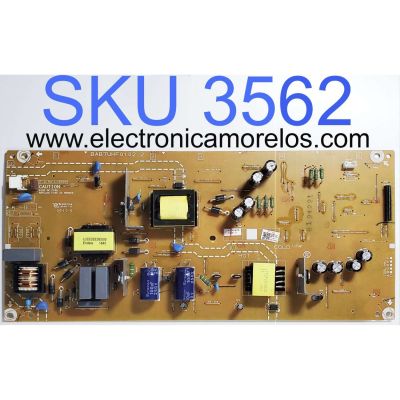 FUENTE DE PODER PARA TV PHILIPS / NUMERO DE PARTE AB7RUMPW / BAB7UHF0102 2 / AB7RU-MPW / MODELO 55PFL5703/F7