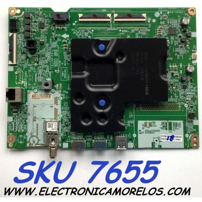 MAIN ORIGINAL PARA TV LG HDR LED 4K UHD SMART TV / NUMERO DE PARTE EBR36624834 / EAX69762805 / 36624834 / EAX69762805(1.0) / PANEL BOEI550WQ1AF1D / DISPLAY HV550QUB-F1D  / MDOELO 55UQ7570PUJ / 55UQ7570PUJ.CUSFBH
