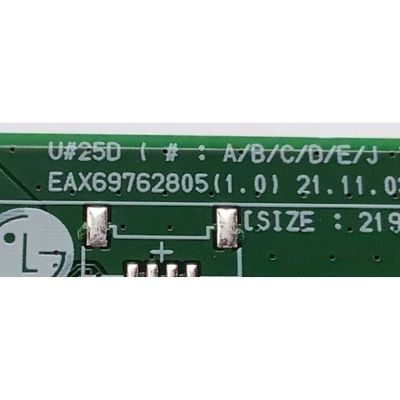 MAIN ORIGINAL PARA TV LG HDR LED 4K UHD SMART TV / NUMERO DE PARTE EBR36624834 / EAX69762805 / 36624834 / EAX69762805(1.0) / PANEL BOEI550WQ1AF1D / DISPLAY HV550QUB-F1D  / MDOELO 55UQ7570PUJ / 55UQ7570PUJ.CUSFBH - Imagen 2