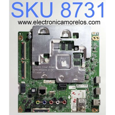 MAIN PARA TV LG 4K ((SMART TV)) / NUMERO DE PARTE EBT64533012 / EAX67146203 / 63942201 / 84338201 / EAX67146203(1.1) / PANEL NC490DGG-AAFXF / MODELO 49UJ6300-UA / 49UJ6300-UA.AUS4LOR / 49UJ6300-UA.BUS4LOR
