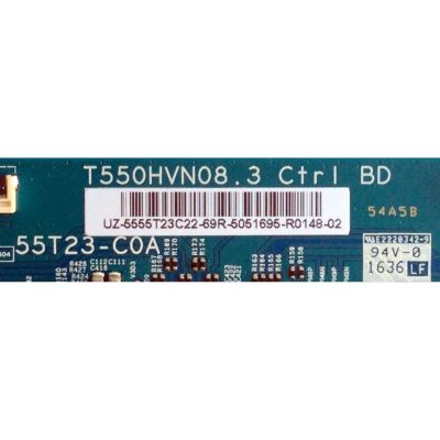 T-CON PARA TV SAMSUNG / NUMERO DE PARTE BN96-35413A / 5555T23C22 / 55.55T23.C22 / T550HVN08 / 55T23-C0A / PANEL´S CY-GJ055BGAVZH / CY-GJ055BGAVWH / MODELOS LH55DMEPLGA/GO AA04 / LH55DBEPLGA/GO AA06 / LH55RHEPLGA/GO AY03 / HG55ND677 / HG55ND678 / HG55NE69 - Imagen 2