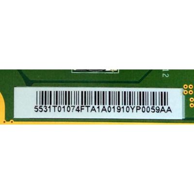 T-CON / PROTON 55.31T01.07 / T315XWO1_V5 / T260XWO2 V2 / 5531T0107 / 5531T0107FTA1A / PANEL T315XW01 V.5 / MODELO PLTV-32CM - Imagen 4