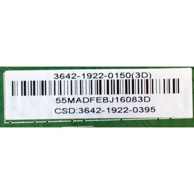 MAIN / VIZIO 3642-1922-0150 / 0171-2271-5303 / 3642-1922-0150(3D) / 3642-1922-0395 / 55MADFEBJ16083D /  MODELO E420I-B0 LAQAPTCQ / E420I-B0 LAUAPTCQ / PANEL T420HVN06.0	 - Imagen 2