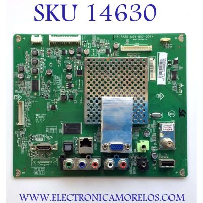 MAIN / VIZIO 756TXDCB02K042 / 715G5835-M01-000-004K / TXDCB02K042002Q / MODELO E241I-A1 LTTUNUEP / PANEL TPM236M3