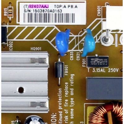 FUENTE DE PODER / VIZIO ADPC92407AAJ / 715G3801-P01-W30-002H / 92407AAJ / (T)92407AAJ / MODELOS E260VA / M260VA LTMPGGAL - Imagen 2