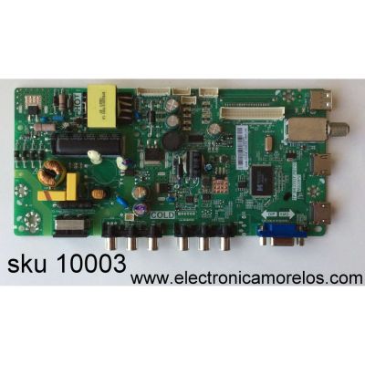 MAIN FUENTE / NUMERO DE PARTE T8-32LATL-MA2 / L15010117 / 02-SHY39V-CHLA02 / V8-MS39PVL-LF1V043 / TP.MS3393T.PB710 / MS39PV	
