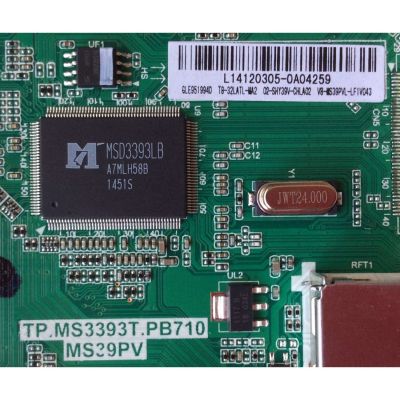 MAIN PARA TV TCL NUMERO DE PARTE  L14120305 /GLE951994D / T8-32LATL-MA2 / 02-SHY39V-CHLA02 / V8-MS39PVL-LF1V043 / TP.MS3393T.PB710 / MS39PV / MODELO DE 32'' - Imagen 2