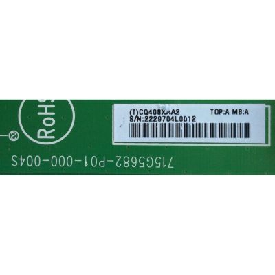 LED DRIVER / VIZIO INTVCQ408XAA2 / 715G5682-P01-000-004S / CQ408XAA2 / MODELO E420I-A1 LTYWNRDN	 - Imagen 2