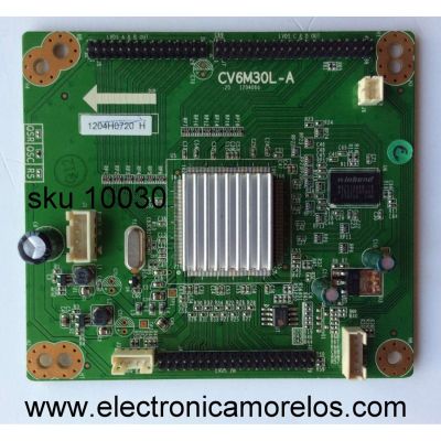 DRIVER DE T-CON / APEX 1204H0720 / CV6M30L-A / MODELO LD4077M / PANEL LTA400HF11-W05	
