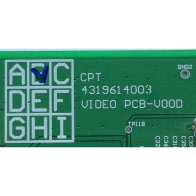 VIDEO PCB-V00D / GATEWAY VV00D-B / 4319614003 / MODELO P46	 - Imagen 2