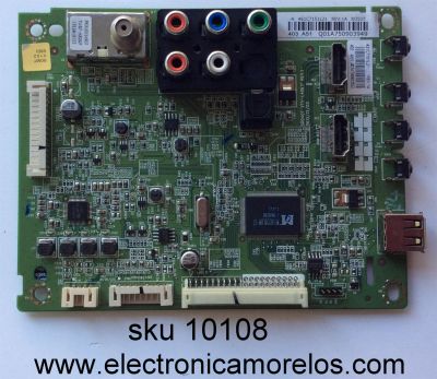 MAIN / TOSHIBA 75037553 / 431C7151L21 / 461C7151L21 / SR040T VTV-L40617 / PANEL V500HJ1-ME1 Rev.C2 / MODELO 50L1400U