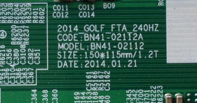 T-CON PARA TV SAMSUNG / NUMERO DE PARTE BN95-01330A / BN97-07991A / BN41-02112A / BN9501330A / PANEL CY-VH065DSLV2H / MODELOS UN65H7100 / UN65H7100AFXZA TH01 / UN65H7150 / UN65H7150AFXZA TH01 / HG65NC890 / HG65NC890XFXZA - Imagen 2