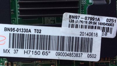 T-CON PARA TV SAMSUNG / NUMERO DE PARTE BN95-01330A / BN97-07991A / BN41-02112A / BN9501330A / PANEL CY-VH065DSLV2H / MODELOS UN65H7100 / UN65H7100AFXZA TH01 / UN65H7150 / UN65H7150AFXZA TH01 / HG65NC890 / HG65NC890XFXZA - Imagen 3
