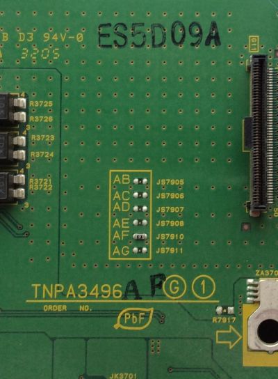 TARJETA DE A/V / PANASONIC TXN/G1XRSU / TNPA3496AF / MODELO TH-42PX500U / PANEL MC106H30F8	 - Imagen 2