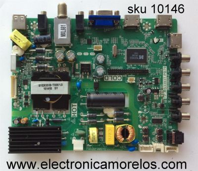 MAIN / TCL B15041308 / 02-SKG39A-C002000 / TP.MS3393T.PB79 / 3MS3393X-2 / MODELO 40''	