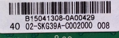 MAIN / TCL B15041308 / 02-SKG39A-C002000 / TP.MS3393T.PB79 / 3MS3393X-2 / MODELO 40''	 - Imagen 2