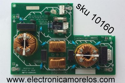 TARJETA DE FILTRO / FUJITSU M01CUA03 / 8111912038 / MODELO P50XCA11UH / PANEL MC127W27M1A	