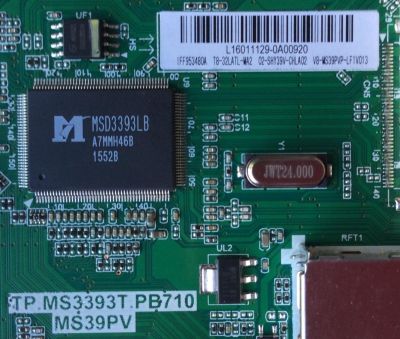 FUENTE / MAIN (COMBO) / PIONEER  L16011129 / IFF953480A / T8-32LATL-MA2 / 02-SHY39V-CHYLA02 / V8-MS39PVP-LF1V013 / TP.MS3393T.PB710 / MS39PV / MODELO PLE-3205HD / PANEL ST3151A05-B - Imagen 2