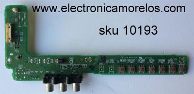 TARJETA PWB A/V / HITACHI JA08234-C / DW3U / MODELO P42H401A	