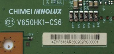 T-CON / SANYO 4Z.HF61.6AR / V650HK1-CS6 / 4ZHF616AR / MODELO 65"	 - Imagen 2