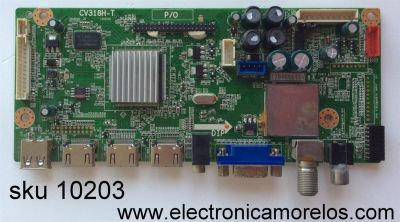 MAIN / SEIKI 1204H0648A / CV318H-T / 890-M00-03N04 / MODELO SC391TS / PANEL V390HJ1-L02	