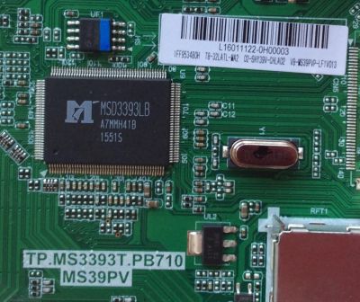 FUENTE / MAIN / (COMBO) TCL L16011122 / IFF953480H / T8-32LATL-MA2 / 02-SHY39V-CHLA02 / V8-MS39PVP-LF1V013 / TP.MS3393T.PB710 / MS39PV	 - Imagen 2