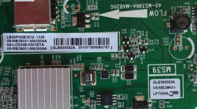 MAIN / TCL GLE950582A / V8-MS39N01-LF1V049 / 08-MS39001-MA200AA / 4A-LCD50E-CMIGTA / 08-MS39001-MA300AA / 40-MS39NA-MAB2HG / MS39	 - Imagen 2