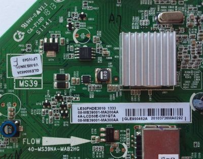 MAIN / TCL GLE950462A / V8-MS39N01-LF1V049 / 08-MS39001-MA200AA / 4A-LCD50E-CM1GTA / 08-MS39001-MA300AA / 40-MS39NA-MAB2HG	 - Imagen 2