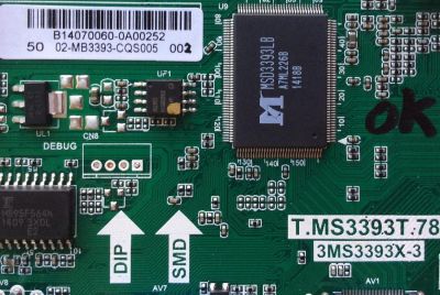 MAIN SANYO  NUMERO DE PARTE  B14070060 / 02-MB3393-CQS005 / T.MS3393T.78 / 3MS3393X-3 / MODELO FVF5044 / CHASSIS P50F44-00 / P50F44-01 	 - Imagen 2