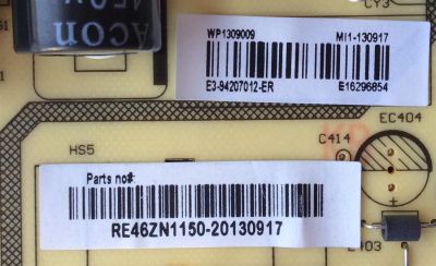 FUENTE DE PODER / RCA RE46ZN1150 / E3-94207012-ER0/ ER942 / MODELO LED42C45RQD	 - Imagen 2