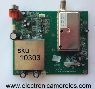 TARJETA DE TUNEL / AKIA E3731-057020-1 / E3731-057020-1 VER1.2 / MODELO LCT2715	