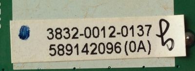 TARJETA DE AUDI 3832-0012-0137 / 0171-2871-0320 / MODELO VP322HDTV10A	 - Imagen 2