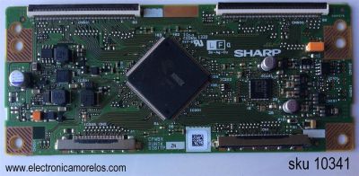 T-CON / SHARP RUNTK5261TPZN / CPWBX5261TPZN / MODELO LC-60LE452U / PANEL T600D3-HA10-D03	