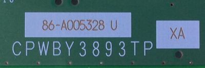 T-CON / SHARP CPWBY3893TPXA / XE431WJ / KE431 / MODELO LC-46SE941U / PANEL LK460D3LZ70Z	 - Imagen 2