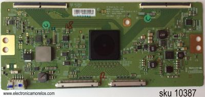 T-CON PARA TV SONY / NUMERO DE PARTE 6871L-4058A / 6870C-0568A / 4058A / LC430EQL-SHA2 / PANEL SYV4341 / MODELO XBR-43X830C