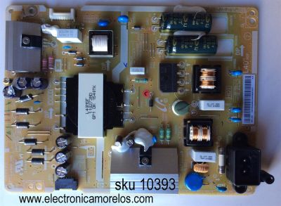FUENTE DE PODER / SAMSUNG BN44-00851A / L40MSF_FHS / MODELO UN40J520DAFXZA IH01 / UN40J5200AFXZA DA04 / UN40J5200AFXZA DA03 / UN40J5200AFXZA IH01 / UN40J5200AFXZA JH02 / PANEL CY-JJ040BGNV5H