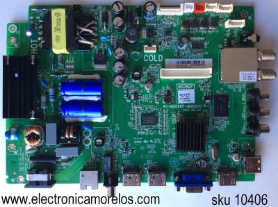 MAIN / FUENTE / (COMBO) / TCL V8-0MS08DT-LF1V033 / IDE122018F / 40-MS08GP-MAB2HG / M8-43D14ZS-MA2 / MS08GP / MODELO 43''	