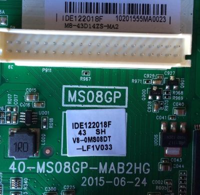 MAIN / FUENTE / (COMBO) / TCL V8-0MS08DT-LF1V033 / IDE122018F / 40-MS08GP-MAB2HG / M8-43D14ZS-MA2 / MS08GP / MODELO 43''	 - Imagen 2