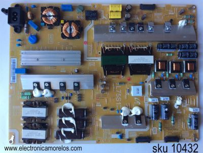 FUENTE SAMSUNG / BN44-00723C / L75S1_FHS / BN4400723C / MODELOS UN75J630DAFXZA / UN75J630DAFXZA / UN75J6360AFXZX / UN75J6300AFXZX / UN75J6300AFXZP / UN75J6300AFXZC / HG75NE690EFXZA / UN75J6300AFXZA UH03 / UN75J6350AFXZX / UN75J6300AHXPA / UN75J6300AGXZS